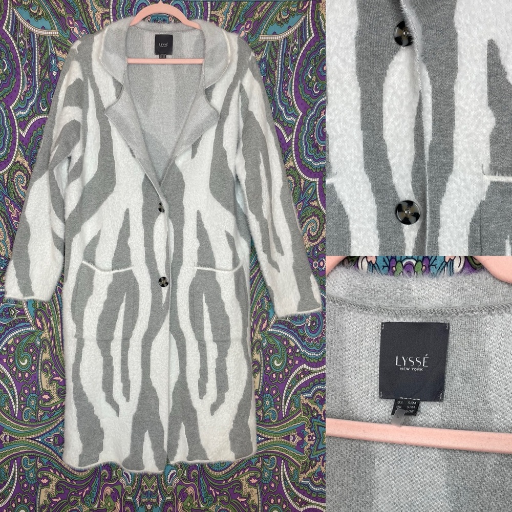 Lysse faux minx cardigan jacket